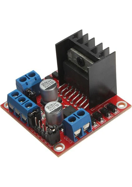 Arduino L298N Motor Sürücü Shield - DC Motor Sürücü Raspberry